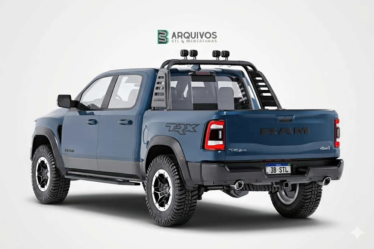 Modelo 3D STL - Dodge Ram 1500 TRX — foto 4
